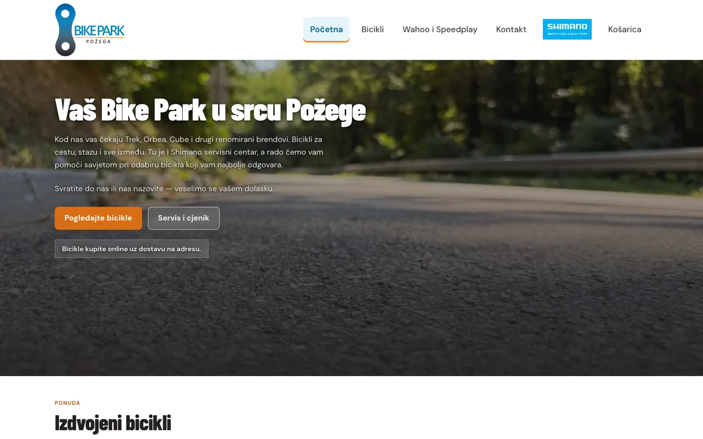 Snimka zaslona: Bikepark